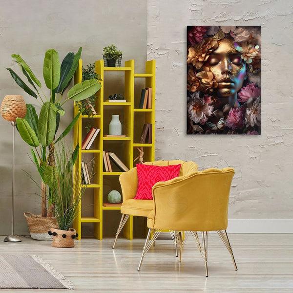 Stupell Industries Reinders | Lavish Floral Face Wall Art
