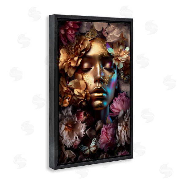 Stupell Industries Reinders | Lavish Floral Face Wall Art