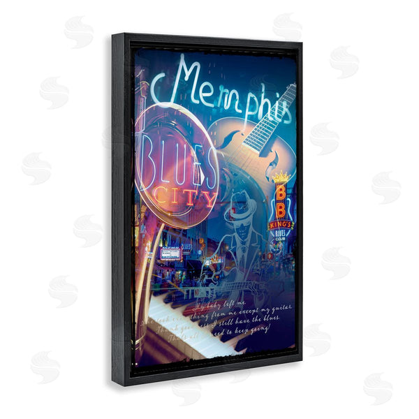 Stupell Industries Reinders | Memphis Blues City Wall Art