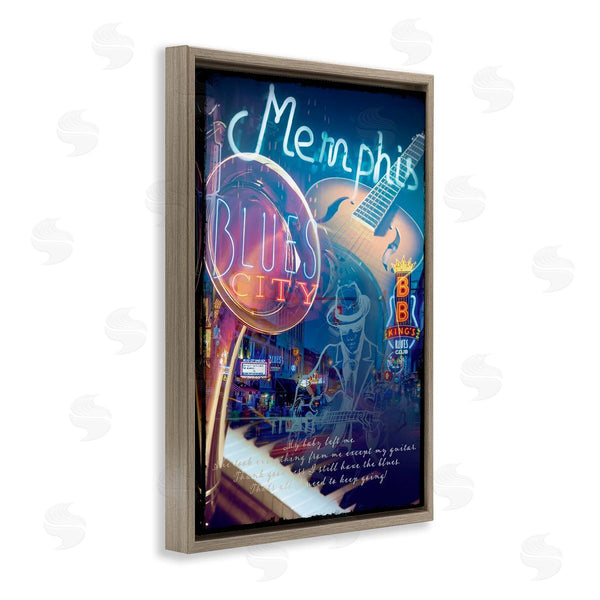 Stupell Industries Reinders | Memphis Blues City Wall Art