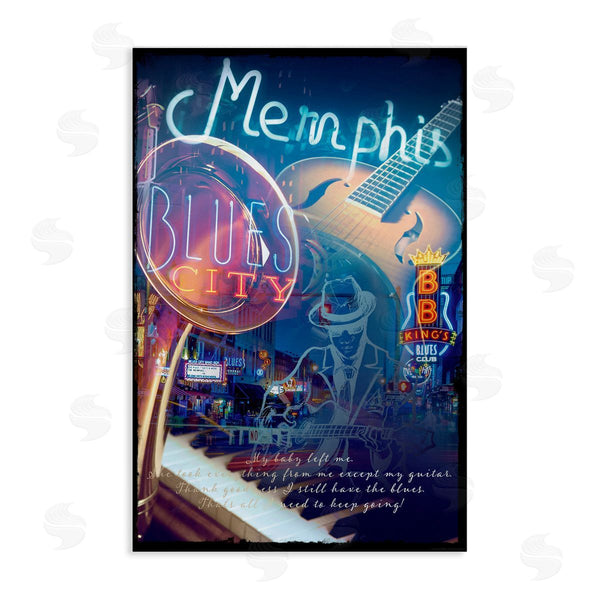 stupell industries Reinders | Memphis Blues City Wall Art