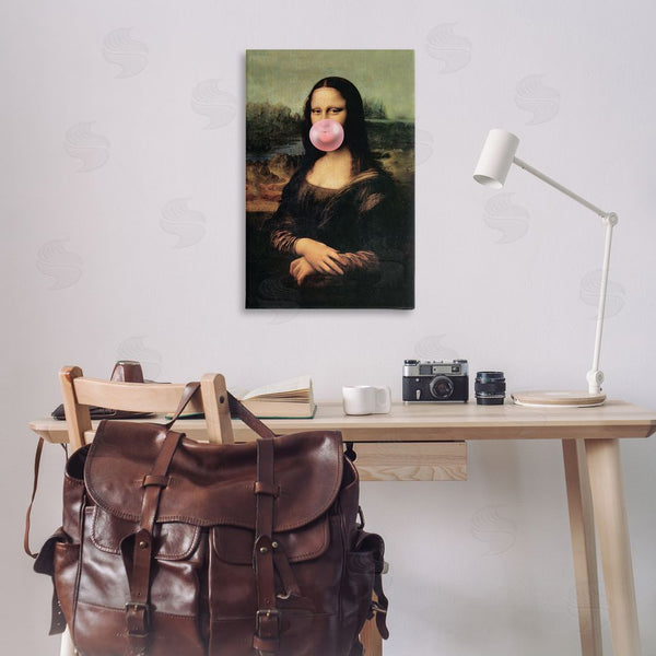 Stupell Industries Reinders | Mona Lisa & Bubblegum Wall Art