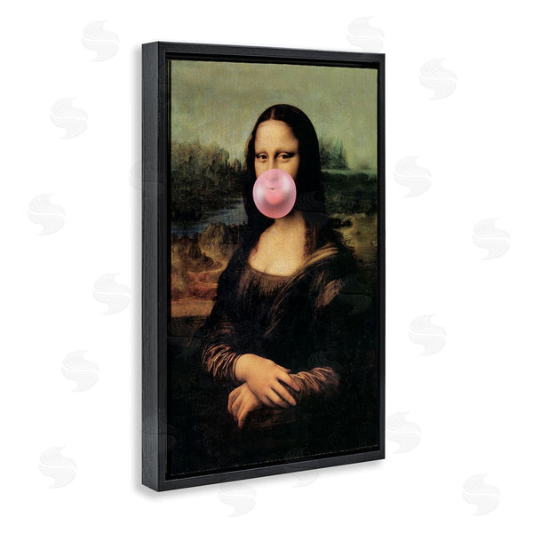 Stupell Industries Reinders | Mona Lisa & Bubblegum Wall Art