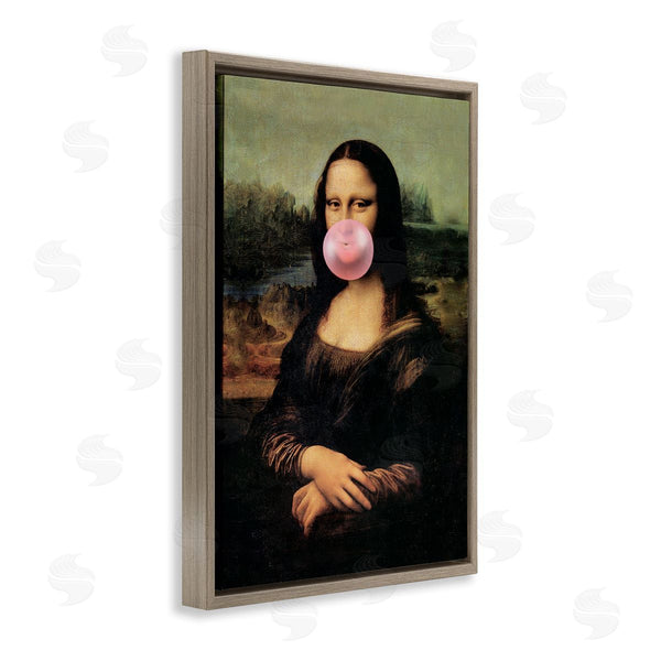 Stupell Industries Reinders | Mona Lisa & Bubblegum Wall Art