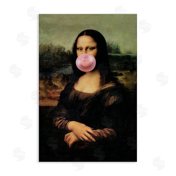 stupell industries Reinders | Mona Lisa & Bubblegum Wall Art