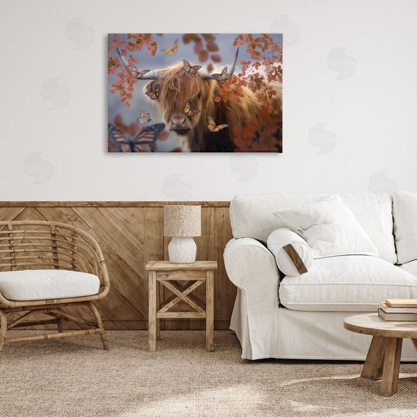 Stupell Industries Reinders | Monarch Butterflies & Cattle Wall Art