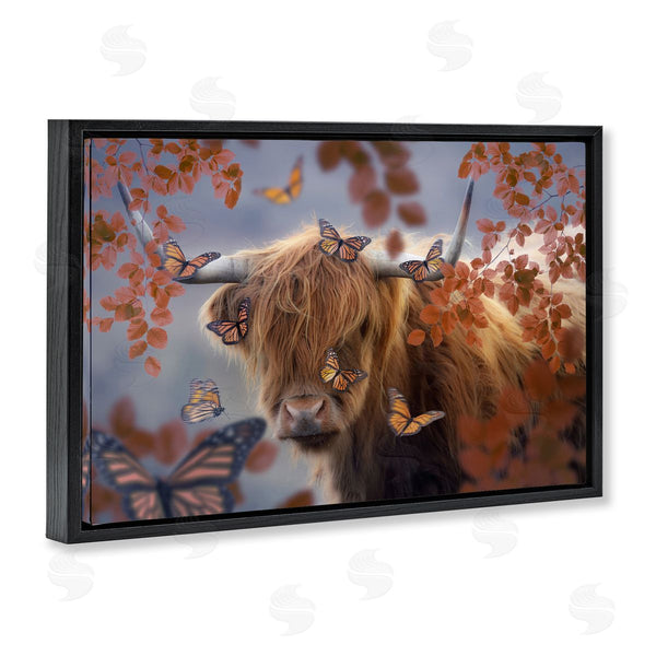 Stupell Industries Reinders | Monarch Butterflies & Cattle Wall Art