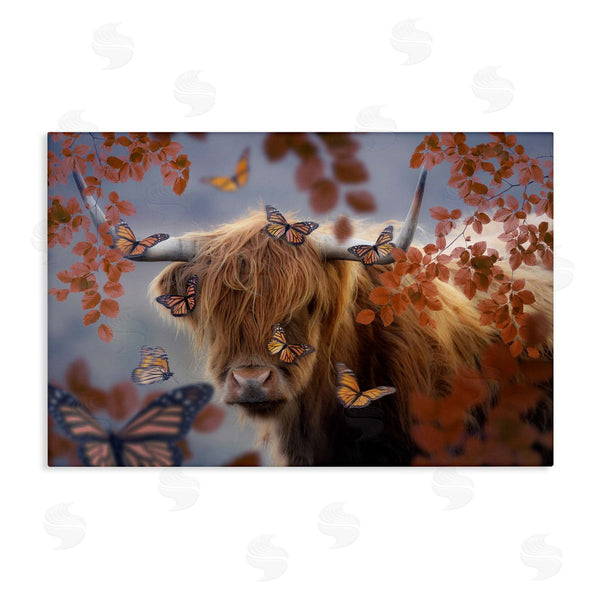 stupell industries Reinders | Monarch Butterflies & Cattle Wall Art