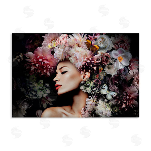 stupell industries Reinders | Nature Florals Female Portrait Wall Art
