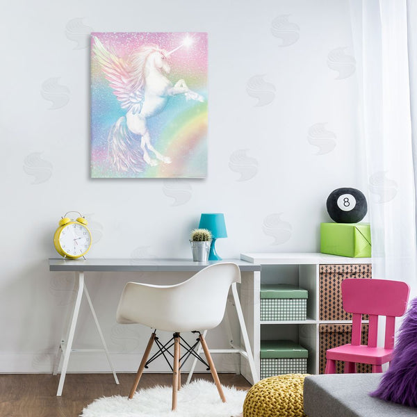 Stupell Industries Reinders | Pastel Glitz Unicorn Wall Art