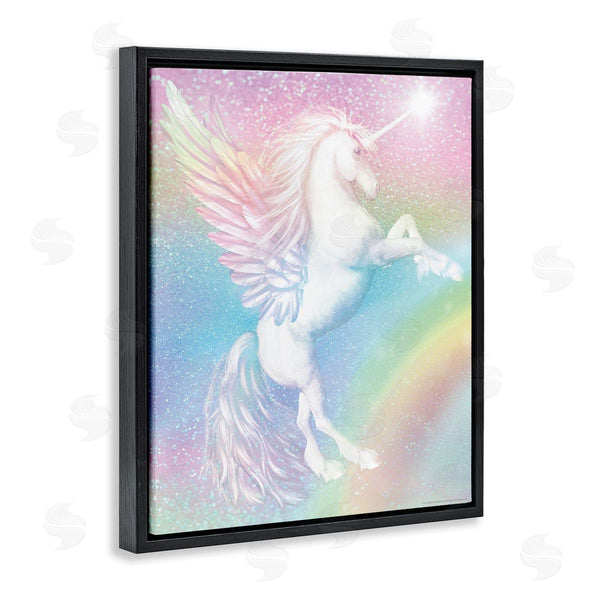 Stupell Industries Reinders | Pastel Glitz Unicorn Wall Art