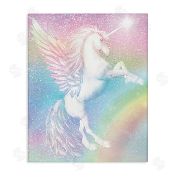 stupell industries Reinders | Pastel Glitz Unicorn Wall Art