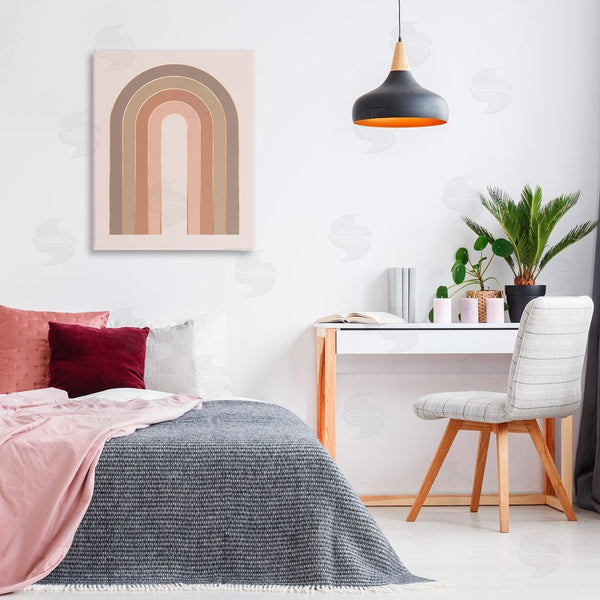 Stupell Industries Reinders | Peachy Boho Rainbow Wall Art