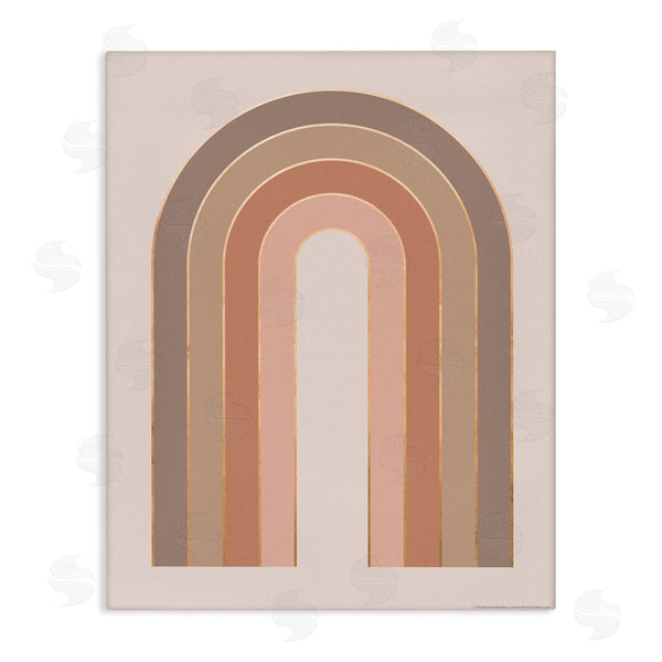 stupell industries Reinders | Peachy Boho Rainbow Wall Art