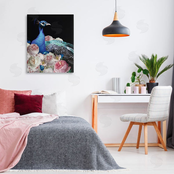 Stupell Industries Reinders | Peacock & Peonies Wall Art