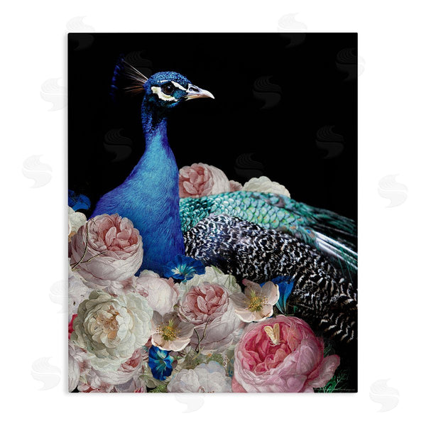 stupell industries Reinders | Peacock & Peonies Wall Art