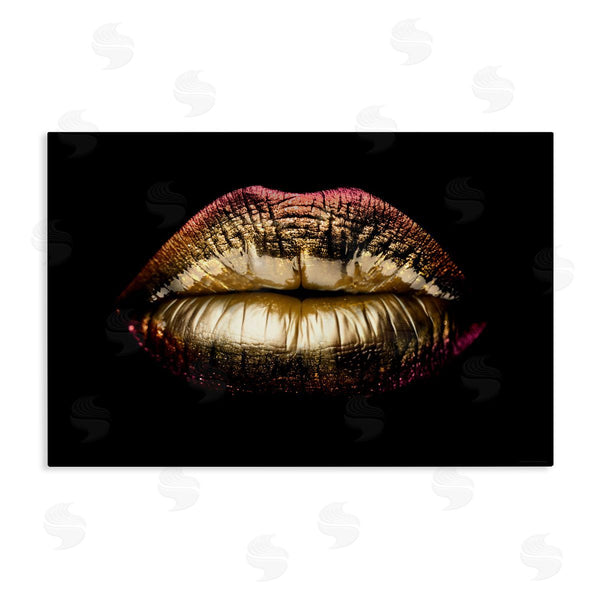 stupell industries Reinders | Pink & Gold Lipstick Wall Art