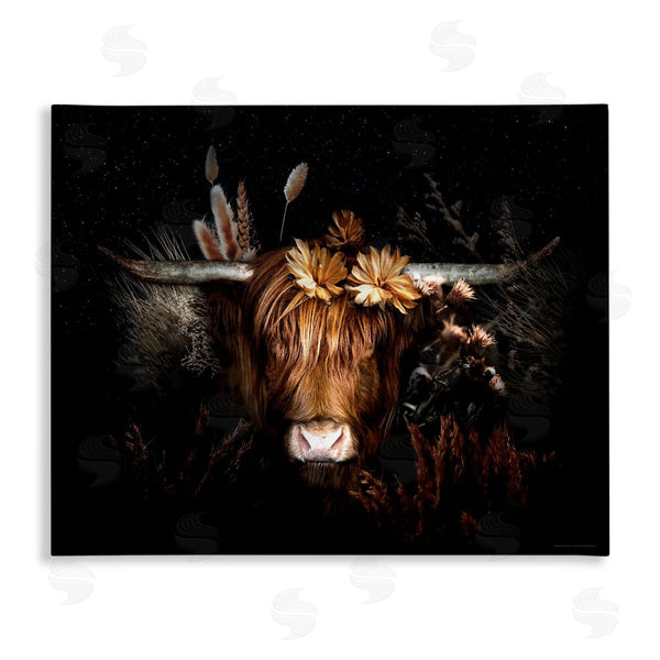 stupell industries Reinders | Shadowed Cattle & Botanicals Wall Art