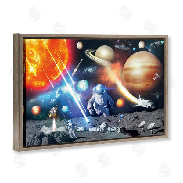 Stupell Industries Reinders | Space & Astronauts Collage Wall Art