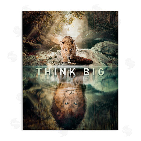 stupell industries Reinders | Think Big Lion & Cub Wall Art