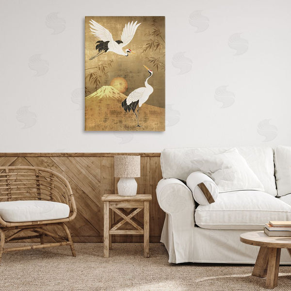 Stupell Industries Reinders | Traditional Cranes & Mountain Wall Art