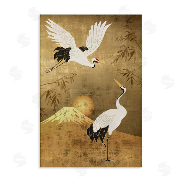 stupell industries Reinders | Traditional Cranes & Mountain Wall Art