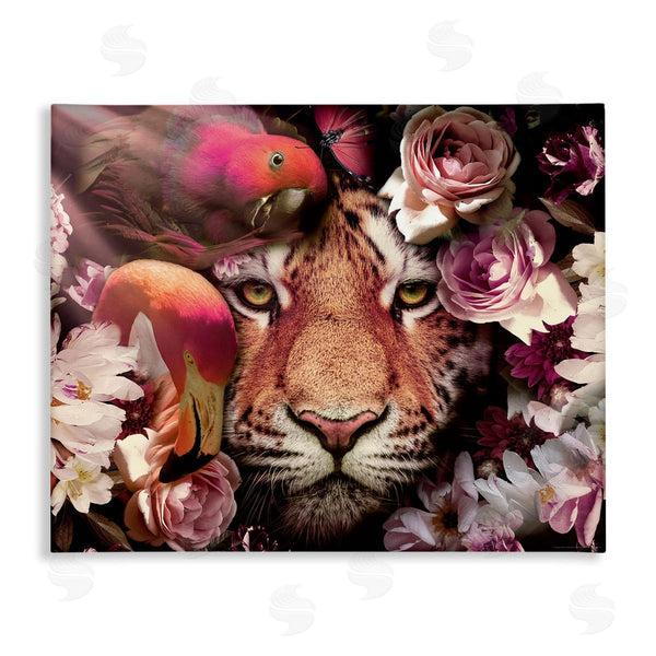 stupell industries Reinders | Tropical Birds & Tiger Wall Art
