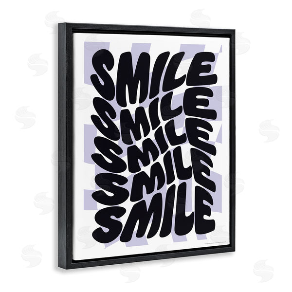 Stupell Industries Reinders | Wavy Smile Typography Wall Art