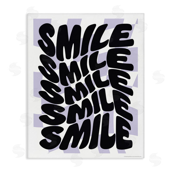 stupell industries Reinders | Wavy Smile Typography Wall Art