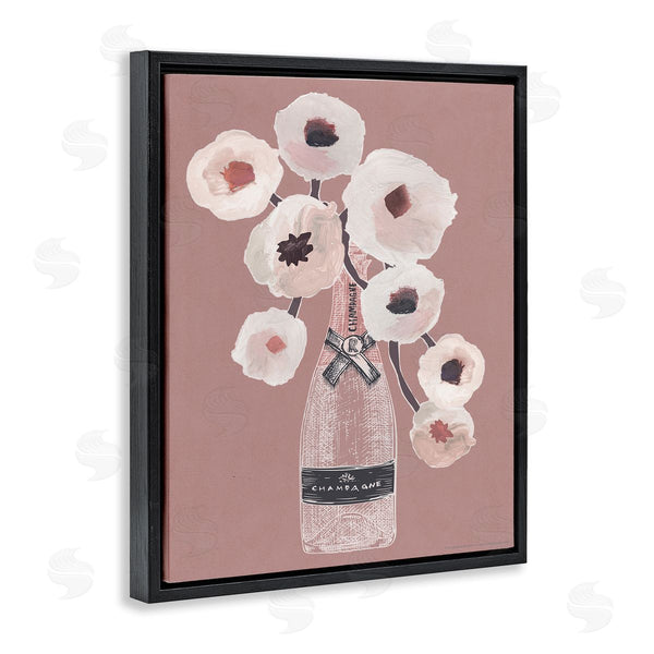 Stupell Industries Reinders | White Poppies Champagne Wall Art