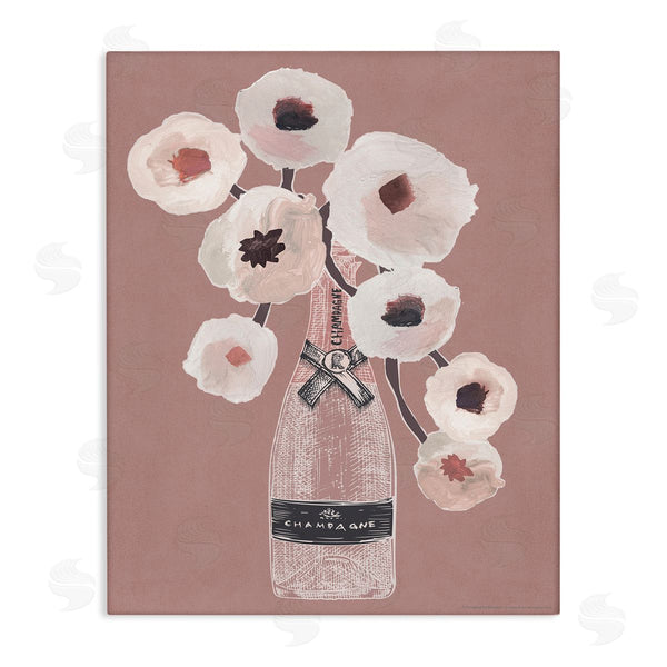 stupell industries Reinders | White Poppies Champagne Wall Art