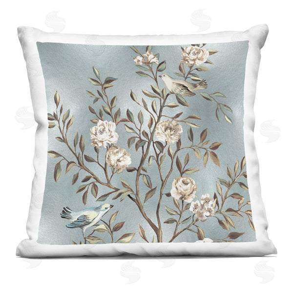 stupell industries Reneé Campbell | Classic Birds Perched Nature Printed Throw Pillow
