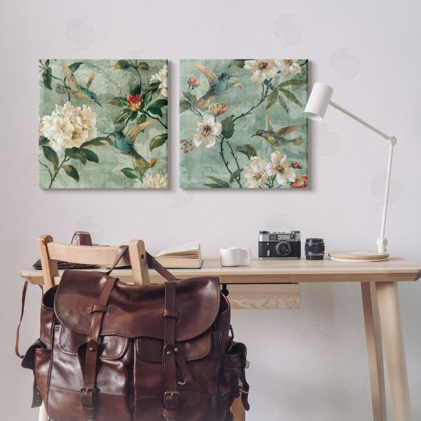 Stupell Industries Reneé Campbell | Hummingbirds & Florals Wall Art
