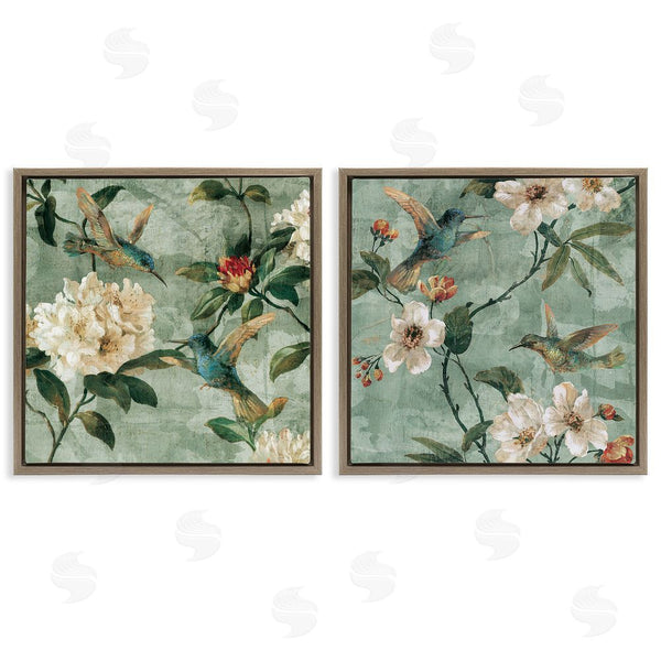 Stupell Industries Reneé Campbell | Hummingbirds & Florals Wall Art