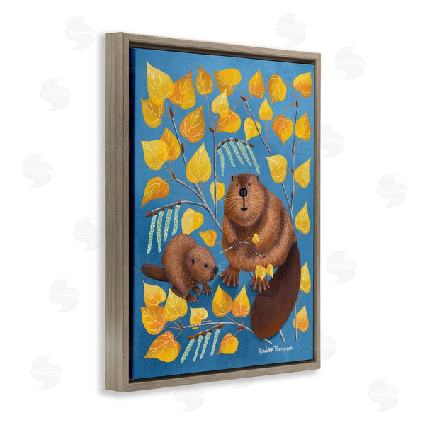 Stupell Industries Renee Thompson | Beaver & Quaking Aspen Wall Art