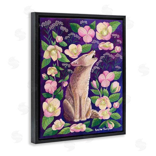 Stupell Industries Renee Thompson | Coyote & Pink Florals Wall Art