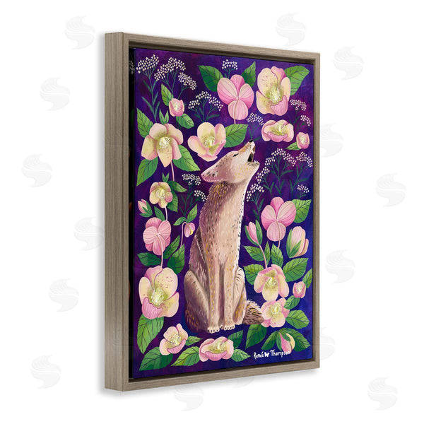 Stupell Industries Renee Thompson | Coyote & Pink Florals Wall Art