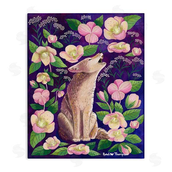 stupell industries Renee Thompson | Coyote & Pink Florals Wall Art