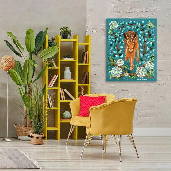 Stupell Industries Renee Thompson | Hare & Huckleberries Wall Art