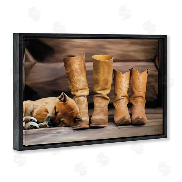 Stupell Industries Renel Peters | A Hard Days Work Boots