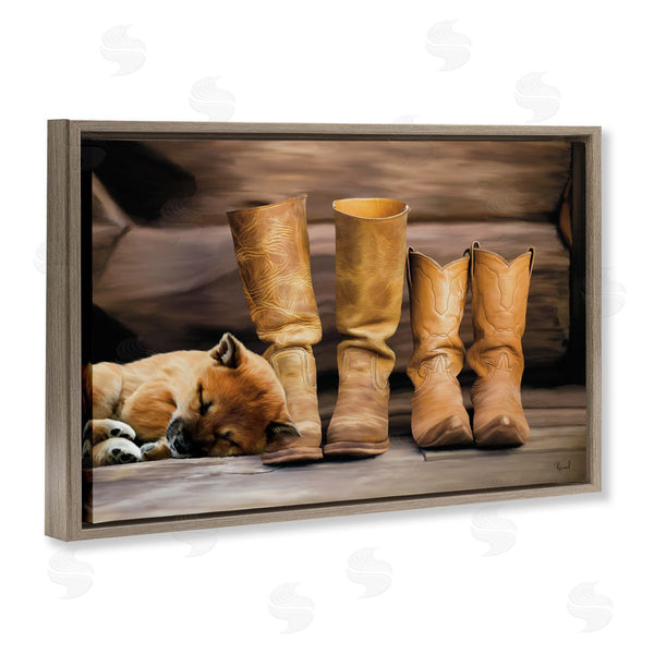 Stupell Industries Renel Peters | A Hard Days Work Boots
