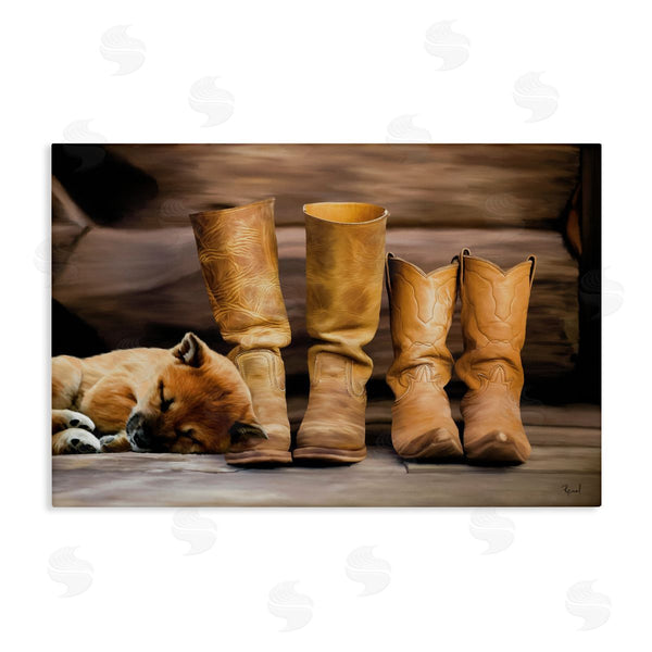 stupell industries Renel Peters | A Hard Days Work Boots