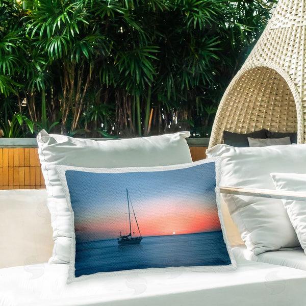 Stupell Industries Renel Peters | Boat At Sunset Seascape