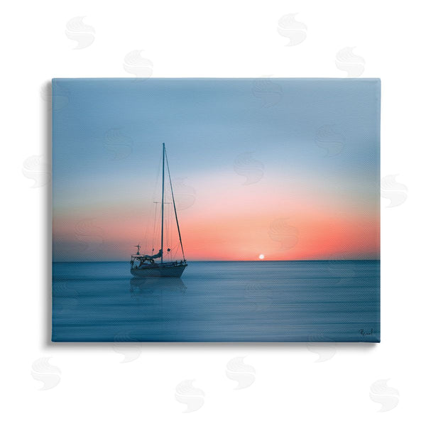 stupell industries Renel Peters | Boat on Sunset Horizon Wall Art