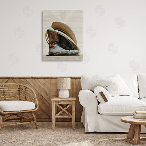 Stupell Industries Renel Peters | Cowboy Gear On Beige Wall Art