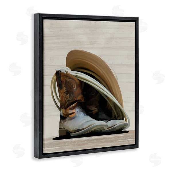 Stupell Industries Renel Peters | Cowboy Gear On Beige Wall Art