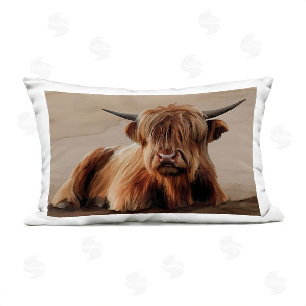Stupell Industries Renel Peters | Got My Hair Done Cattle Throw Pillow