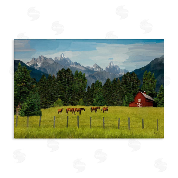 stupell industries Renel Peters | Lush Green Pasture Grazing