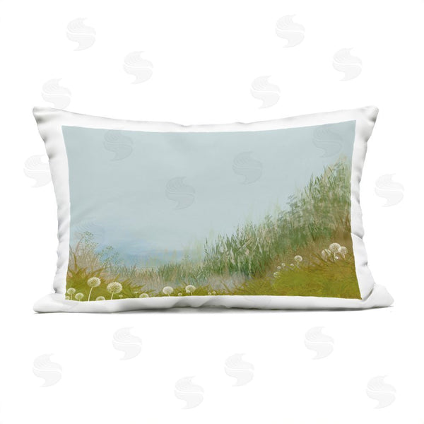 Stupell Industries Renel Peters | Misty Meadow Hill Printed Throw Pillow