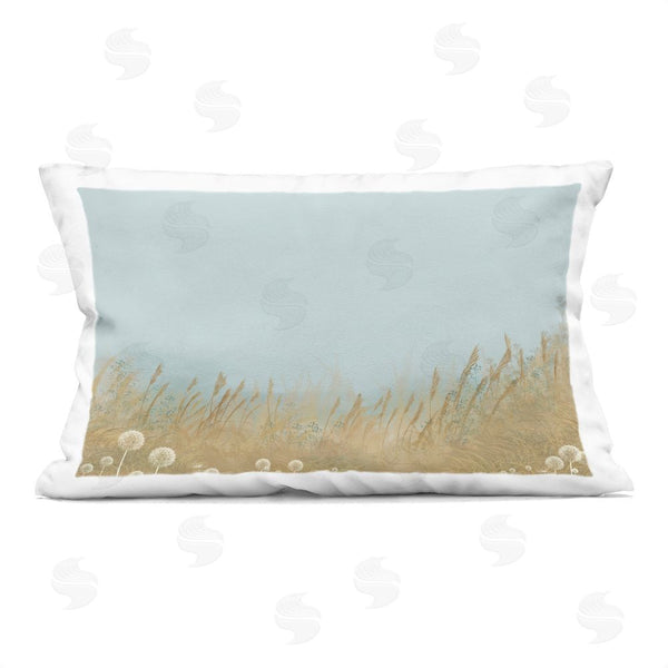 stupell industries Renel Peters | Misty Meadows Blowing in Wind Printed Throw Pillow